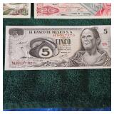 Mexican Pesos Bills Collection UNC