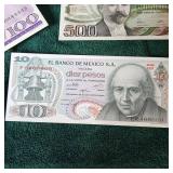 Mexican Pesos Bills Collection UNC