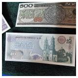 Mexican Pesos Bills Collection UNC