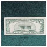 1934-C $5 Silver Certificate