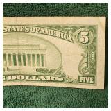 1934-C $5 Silver Certificate