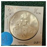 1978 Mexico 10 Peso Silver UNC