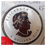 2016 1 oz Maple Leaf RP Silver UNC