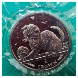 Crown Coin Scottish Fold Cat (2000)