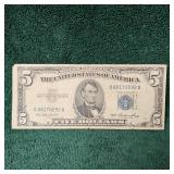 1953 $5 Silver Certificate