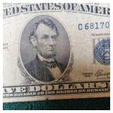 1953 $5 Silver Certificate