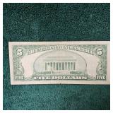 1953 $5 Silver Certificate
