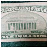 1953 $5 Silver Certificate