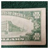 1934-C $10 Silver Certificate
