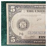 1914 $5 FRN Large Note