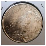1924 Peace $1 BU