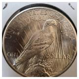 1924 Peace $1 BU