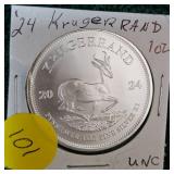 2024 Kruger Rouns 1oz UNC