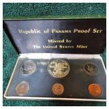 1973 Republic of Panama Proof Set, Minted by US MInt