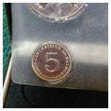 1973 Republic of Panama Proof Set, Minted by US MInt
