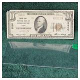 1929 $10 National  Honolulu, Hawaii Note