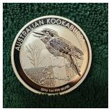 2016 1 oz Kookaburra Silver Proof