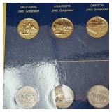 United States Commemorative Coin Gallery of Quarters and Dollar