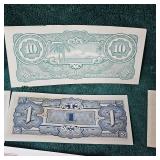 5c to 410 Japanese WW II Script Bank Notes