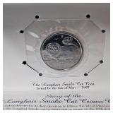 1997 Longhair Smoke Cat Crown Coin