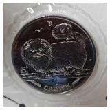 1997 Longhair Smoke Cat Crown Coin