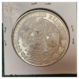 1977 Mexico Silver 10 Peso UNC
