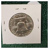 1963 Franklin 50c UNC