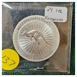 2024 1 oz Silver Kangaroo