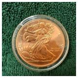 1 oz Copper Liberty Coin