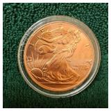 1 oz Copper Liberty Coin