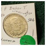 1947 P Booker T Washington 50c Commemorative AU