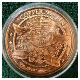 2012 1 oz Copper in God We Trust, UNC