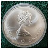 1976 21st Olympics 1 oz Silver $5 Coin