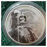 2017 Darth Vader "Star Wars" 1 oz Silver Coin