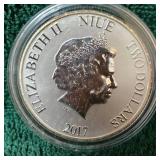 2017 Darth Vader "Star Wars" 1 oz Silver Coin