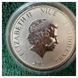 2017 Darth Vader "Star Wars" 1 oz Silver Coin