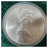 1976 Montreal Olympics $5 Coin, 1 oz Silver