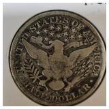 1907-S  Barber 50c, Nice