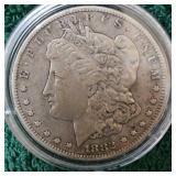 1882 Morgan Silver Dollar