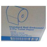 Case of Pacific Blue 80 rolls 2 ply...