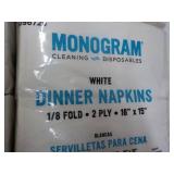 500 Monogram Dinner Napkins...
