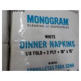 500 Monogram Dinner Napkins...