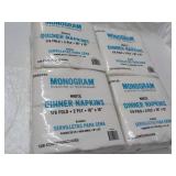 500 Monogram Dinner Napkins...