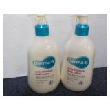 2 DermaiB Body Lotion 13.5 oz each...
