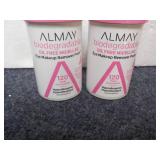 2 Almay Eye Makeup Remover Pads; 12...