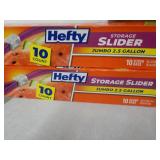 2 boxes Hefty Jumbo 2.5 Gallon Slid...