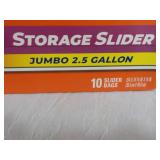 2 boxes Hefty Jumbo 2.5 Gallon Slid...