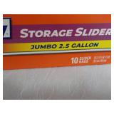 2 boxes Hefty Jumbo 2.5 Gallon Slid...