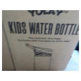 Yulay set of 2 Kids Water Bottles a...