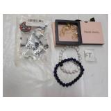 Jewelry and Water Bottle Tops...